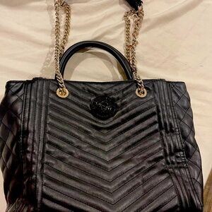 Black Quilted Women's Bag